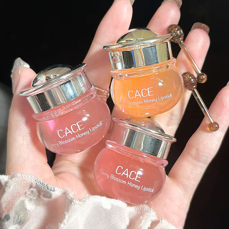 CACE Cherry Blossom Honey Lip Balm for Dry Lips