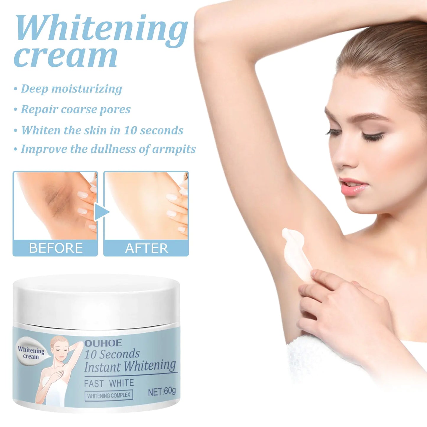 Lumi Silk Underarm Correcting Whitening Cream for Sensitive Skin