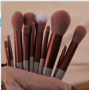 Premium Soft Makeup Brushes Set - 13 Pieces (One Set)