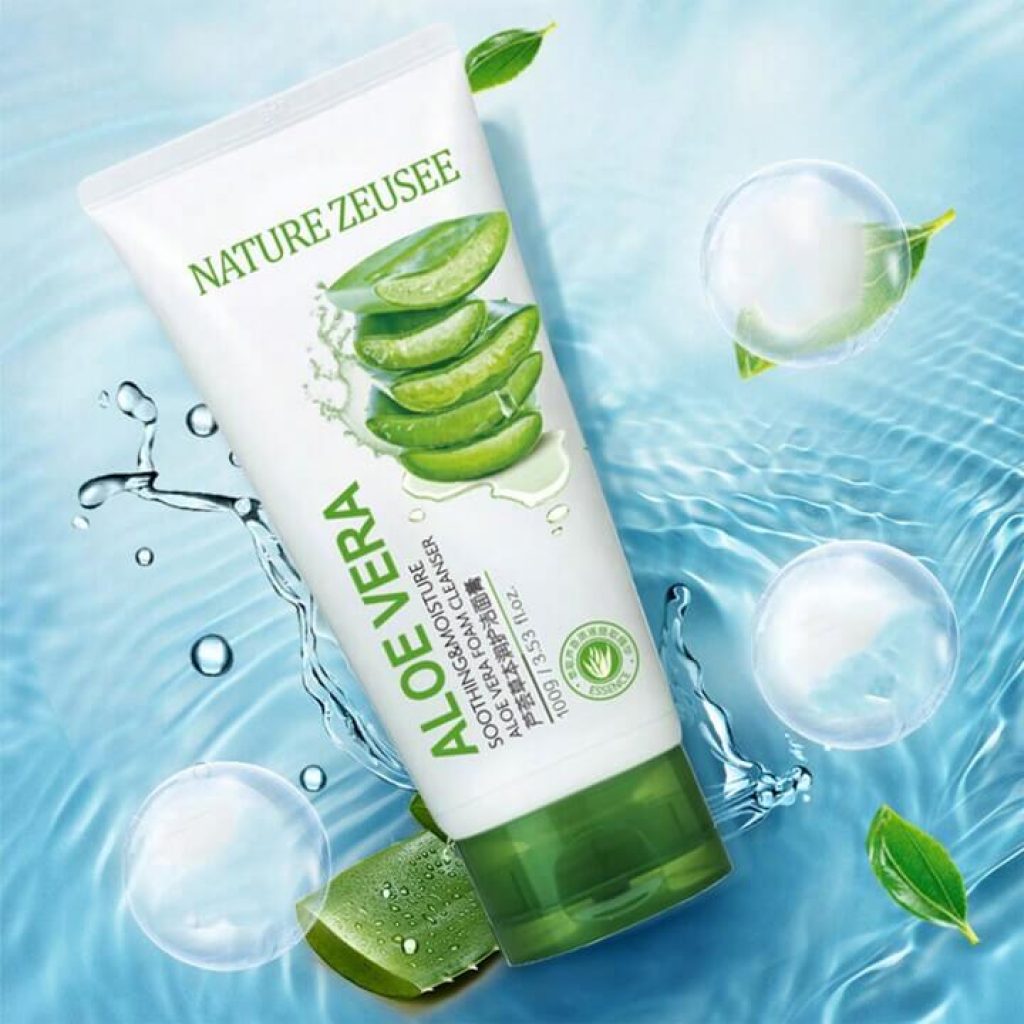 Aloe Foam Cleanser for Deep Pore Cleansing and Care