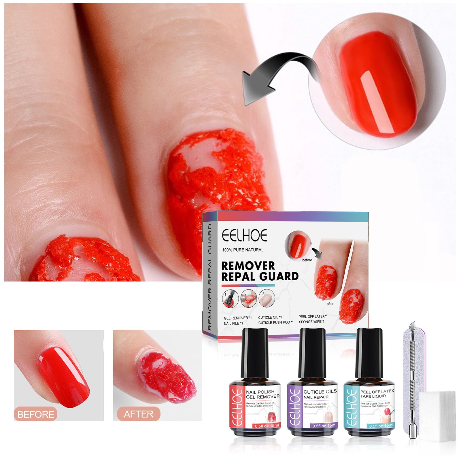 Gel Nail Polish Remover