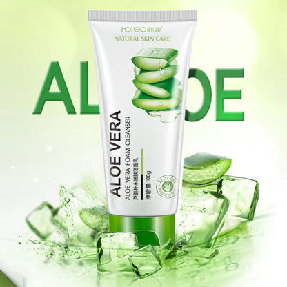 Aloe Foam Cleanser for Deep Pore Cleansing and Care