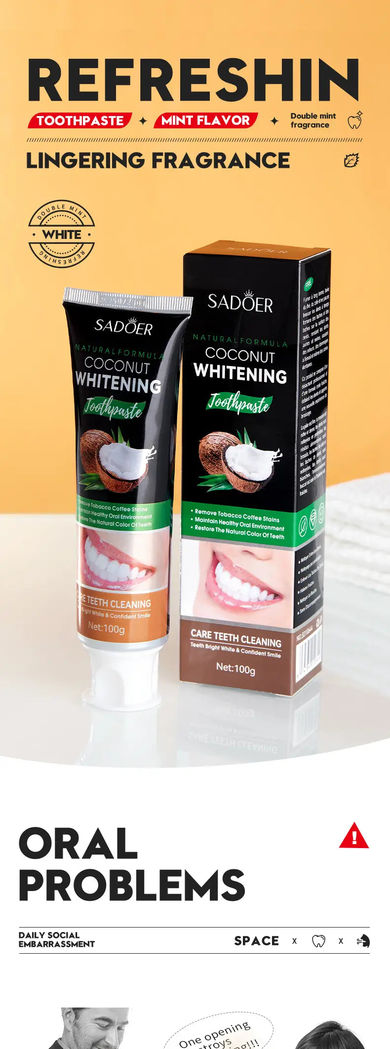 Multi-Action Oral Care with Targeted Whitening Technologies