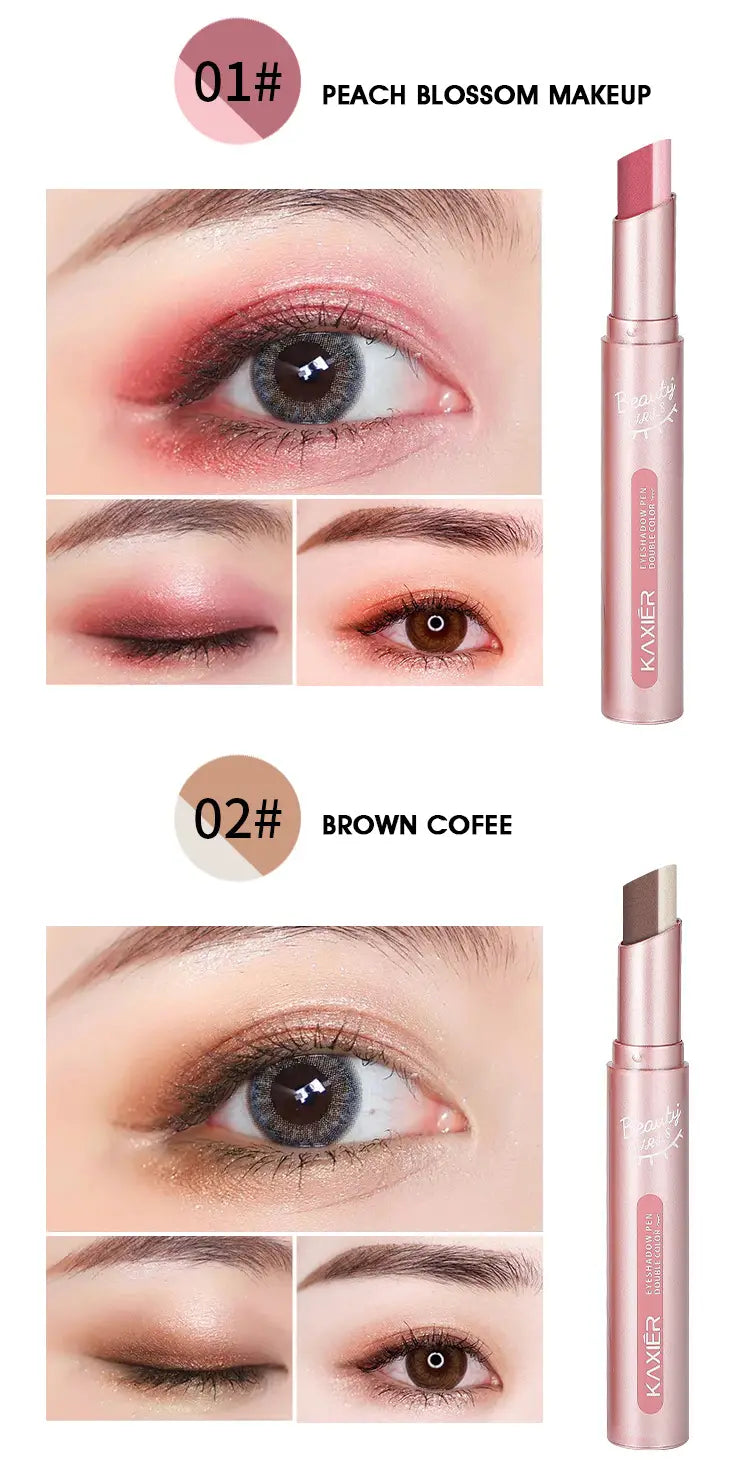 Waterproof Gradient Eye Shadow Stick with Earth Tones