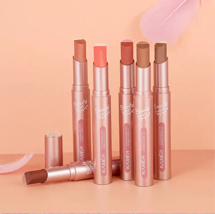 Waterproof Gradient Eye Shadow Stick with Earth Tones