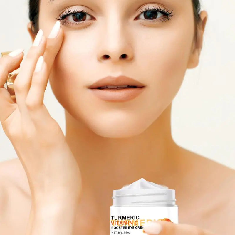 Turmeric & Vitamin C Booster Eye Cream – Brightening, Antioxidant & Tone-Refining Periocular Treatment