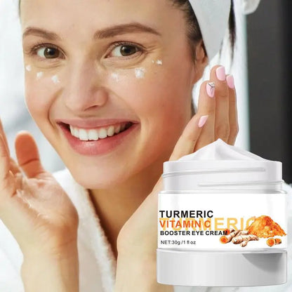 Turmeric & Vitamin C Booster Eye Cream – Brightening, Antioxidant & Tone-Refining Periocular Treatment