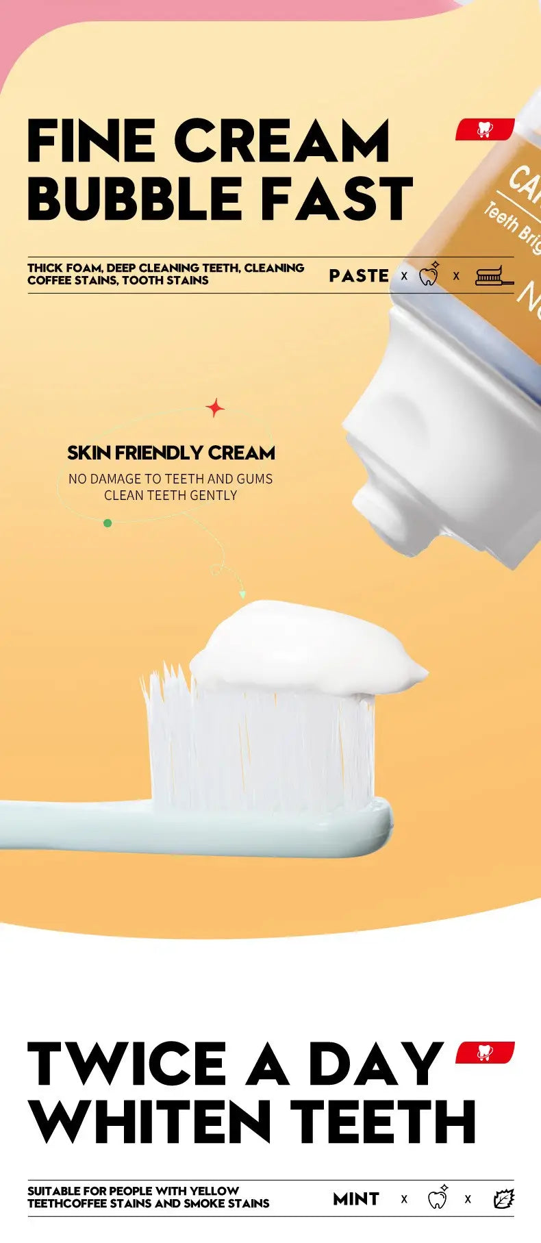 Multi-Action Oral Care with Targeted Whitening Technologies