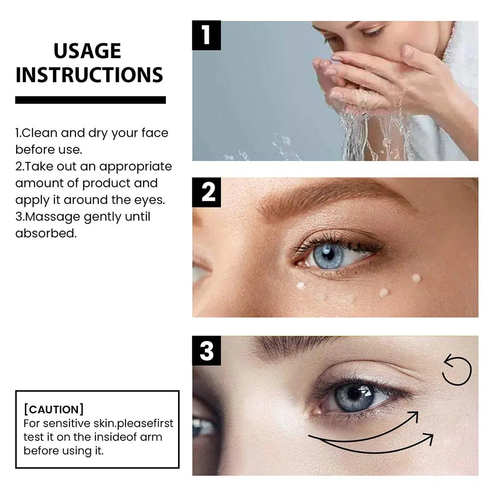 Temporary Eye Tightening Eye Cream – Instant Firming & Line-Smoothing Treatment