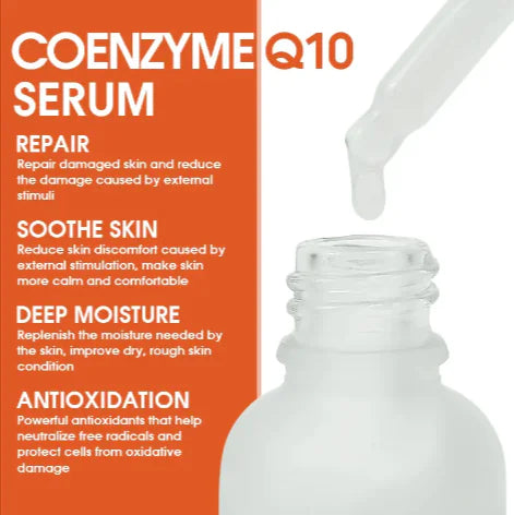 Coenzyme Q10 Facial Serum – Antioxidant Hydration & Skin Conditioning Treatment