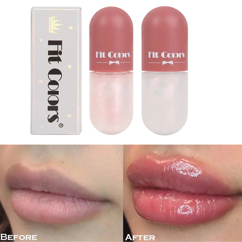 Mini Capsule Lip Gloss - Moisturizing and Repairing Oil