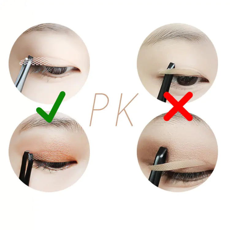 Invisible Double Eyelid Tape with Lace Finish