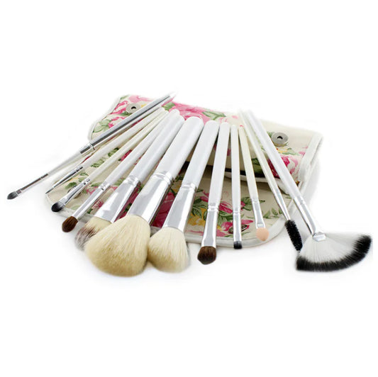 Rose Makeup Brush Set 12-Piece