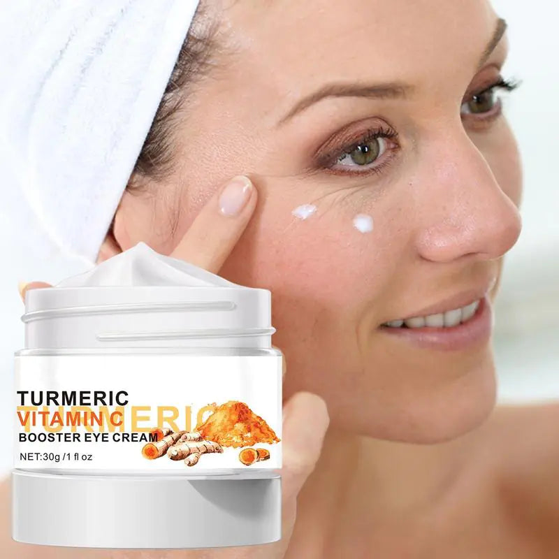 Turmeric & Vitamin C Booster Eye Cream – Brightening, Antioxidant & Tone-Refining Periocular Treatment
