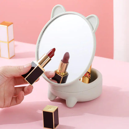 High-Definition Desktop Makeup Mirror for Students