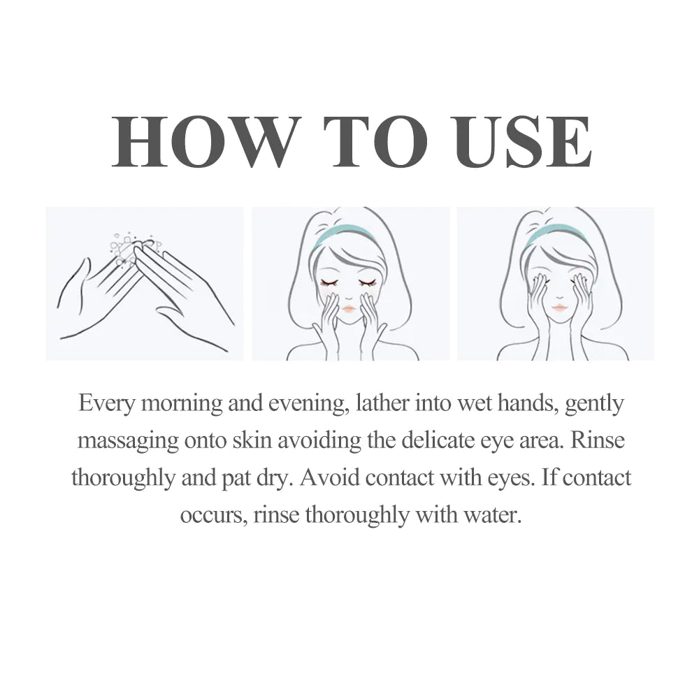 Grape Seed VC Hyaluronic Multi-Action Facial Cleanser Set