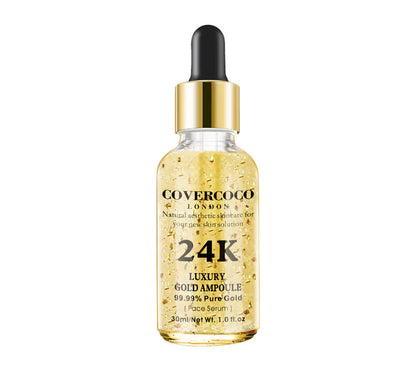 COVERCoco London 24K Luxury Gold Ampoule – Advanced Radiance & Firming Face Serum