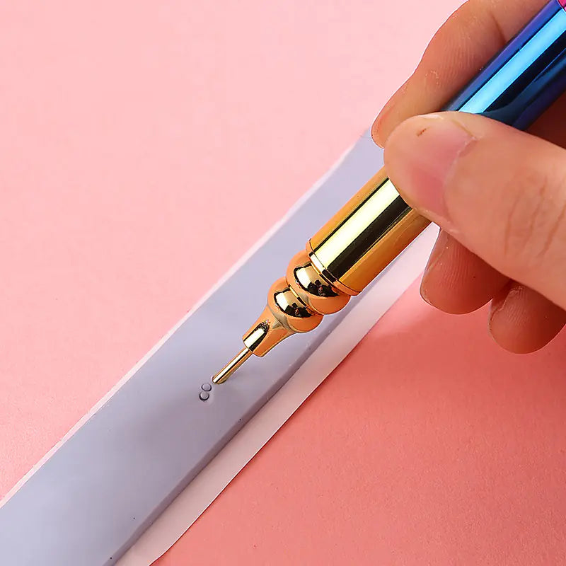 Nail Art Dotting Tool – Rotary Telescopic Dual-Tip Precision Drill Pen