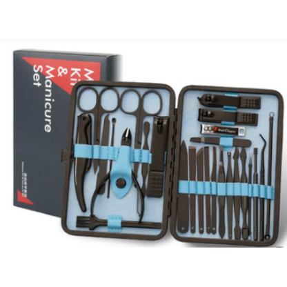 Professional Manicure & Pedicure Nail Clipper Set – Precision Stainless Steel Grooming Kit