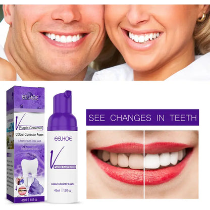 Optical Tooth Brightening Foam via Advanced Colour-Correction Technology