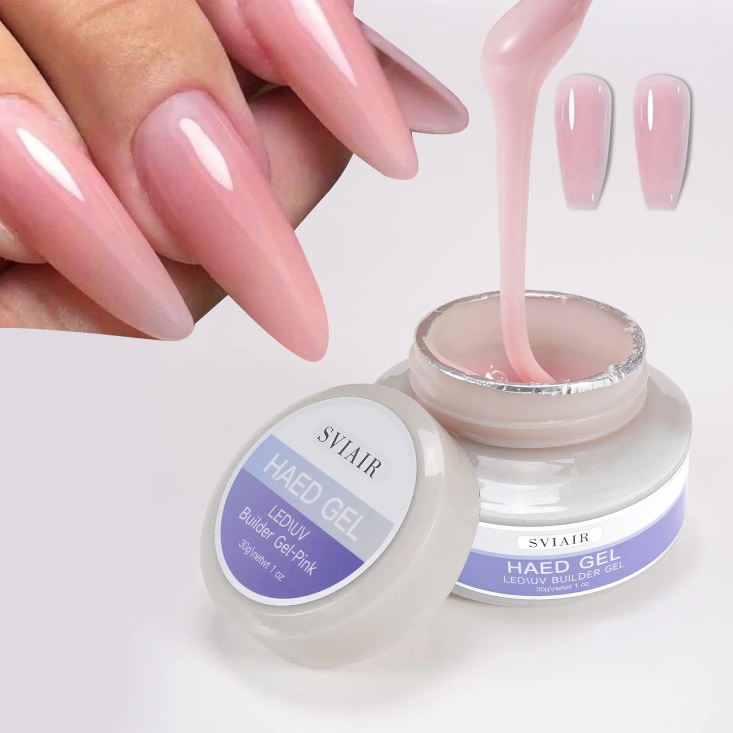 Nail Builder Extension Gel – High-Viscosity Sculpting Gel • UV/LED Curable • Structural Nail Enhancement