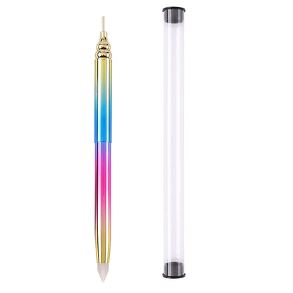 Nail Art Dotting Tool – Rotary Telescopic Dual-Tip Precision Drill Pen
