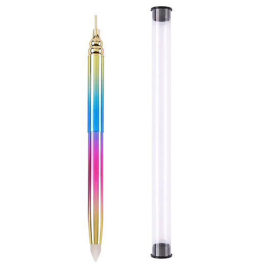 Nail Art Dotting Tool – Rotary Telescopic Dual-Tip Precision Drill Pen