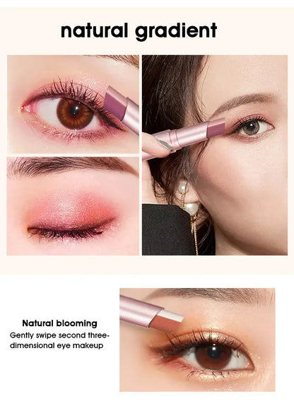 Waterproof Gradient Eye Shadow Stick with Earth Tones