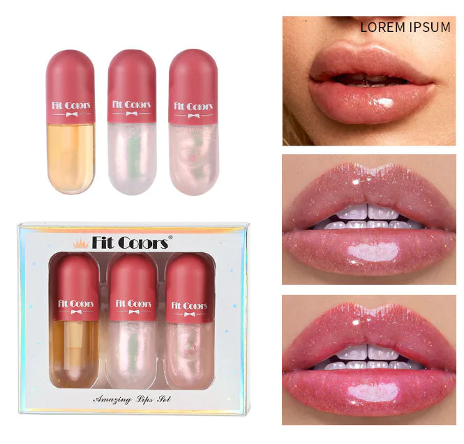 Mini Capsule Lip Gloss - Moisturizing and Repairing Oil