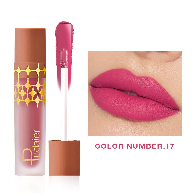 Pudaier 24-Color Matte Liquid Lipstick Wholesale