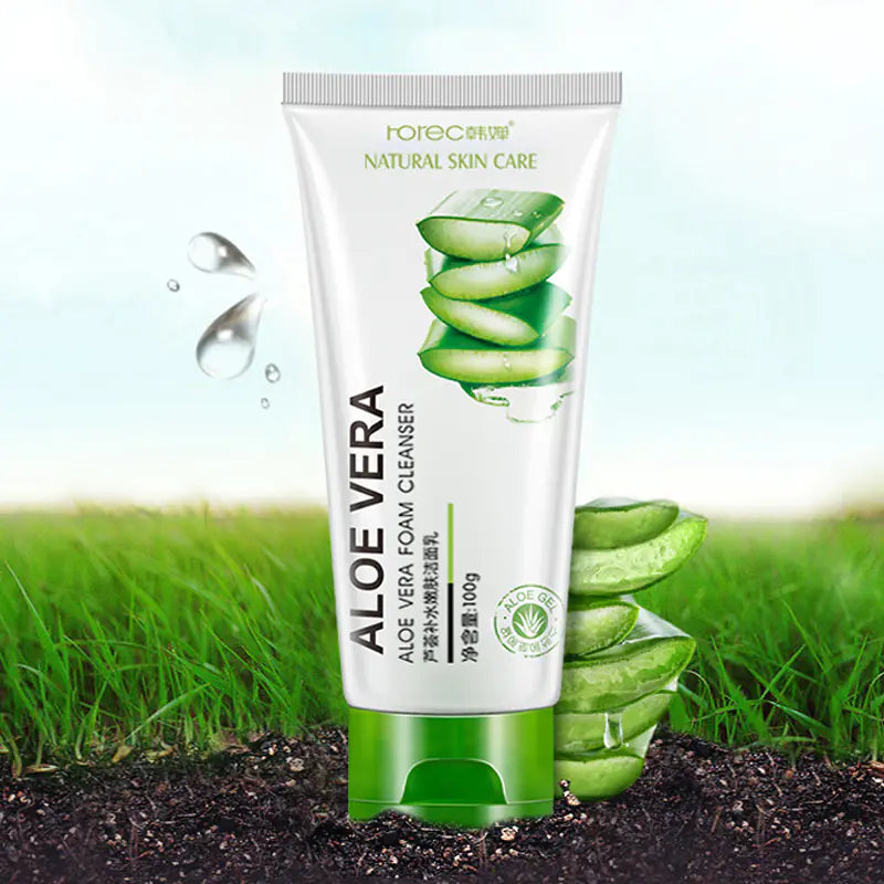 Aloe Foam Cleanser for Deep Pore Cleansing and Care
