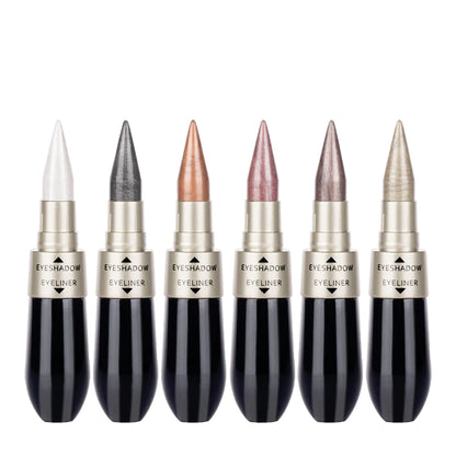 6 Colors Double-end Waterproof Eye Shadow Stick Liner