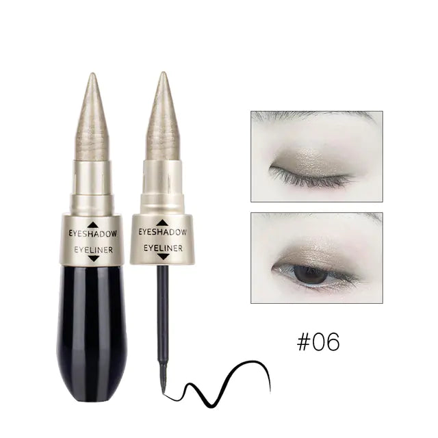 6 Colors Double-end Waterproof Eye Shadow Stick Liner