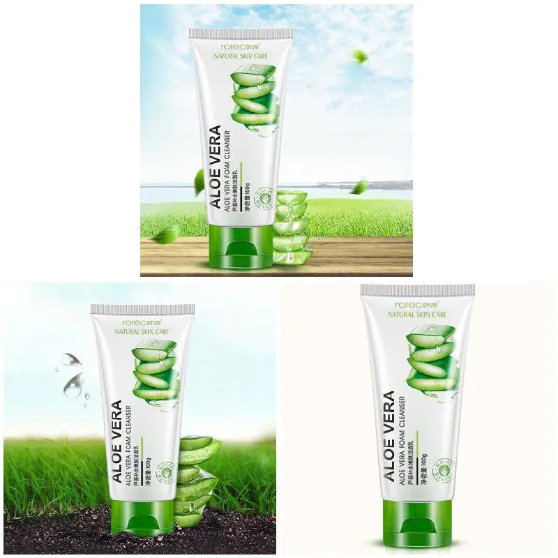 Aloe Foam Cleanser for Deep Pore Cleansing and Care