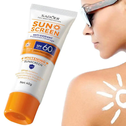 Full Body Protection Sunscreen SPF 60 | High UV Protection | Antioxidant Care